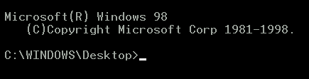 MS-DOS Prompt