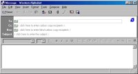 New Message window