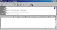 New Message window