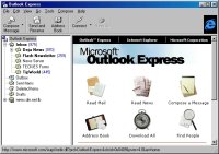 Outlook Express window